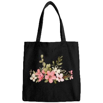 Discover pink flower Bags