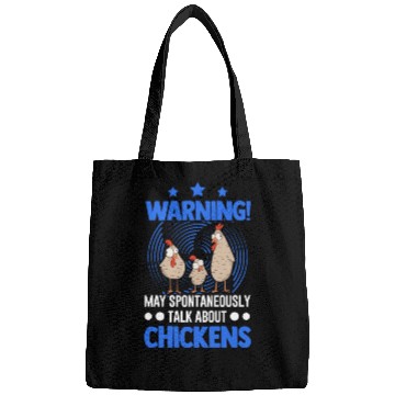 Discover Warning Chickens Farmer Chicken Bags