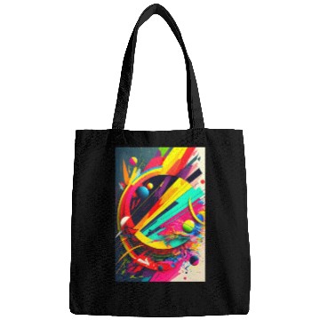 Discover Colorful Abstract Poster Bags