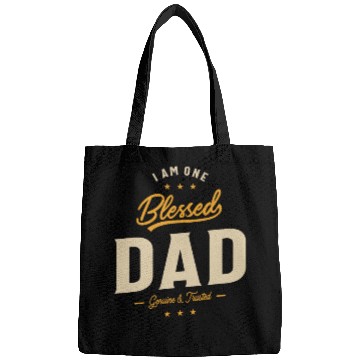 Discover I Am One Blessed Dad Funny Father Grandpa Bags