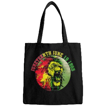 Discover Juneteenth lion Black Pride African American Bags