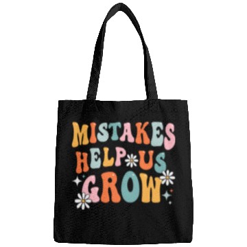 Discover Groovy Growth Mindset Positive Retro Teacher Back Bags