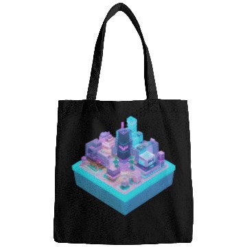 Discover Isometric Modern City Cube Bags