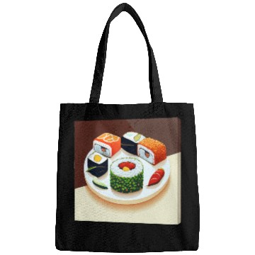 Discover Beautiful Sushi Painting Bags