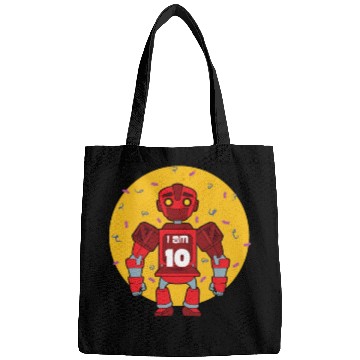 Discover Im 10 Birthday Themed Robot Bags