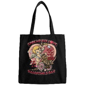 Discover Spread The Love Cupid Arrow Heart Bags