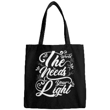 Discover The World Needs Your Light Motivation Bags