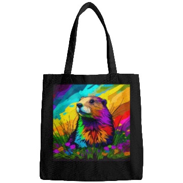 Discover multicolor groundhog.groundhog day ,groundhog gift Bags