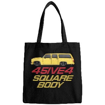 Discover square Colonial yellow Bags