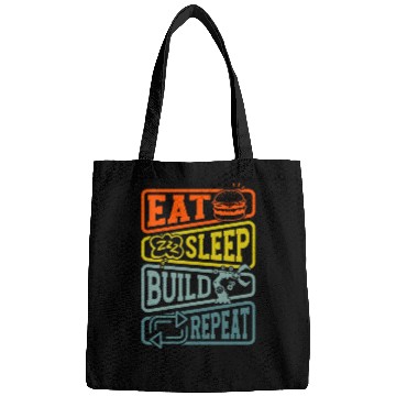Discover Robotics Eat Sleep Build Robot Robotics Engineer Bags