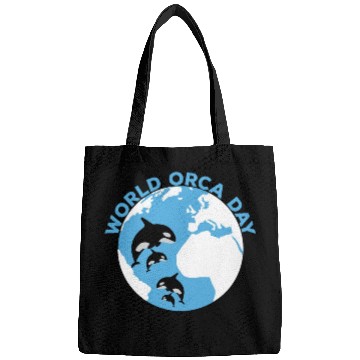 Discover World Orca Day Bags