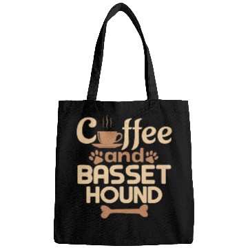 Discover coffe and basset hound Bags