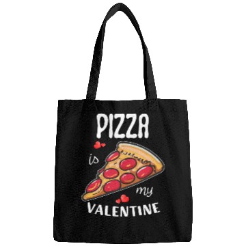 Discover Pizza is my Valentine Bags