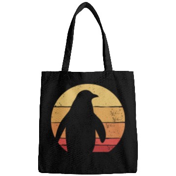 Discover Retro Penguin Silhouette Bags