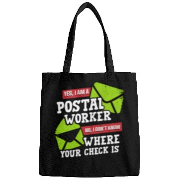 Discover Postal Worker, postal worker, mailman, postman Bags