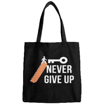 Discover NEVER GIVE UP Bags