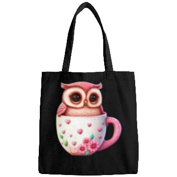 Discover Owl Animal Cute Wild Bird Zoo Forest Nature Child Bags