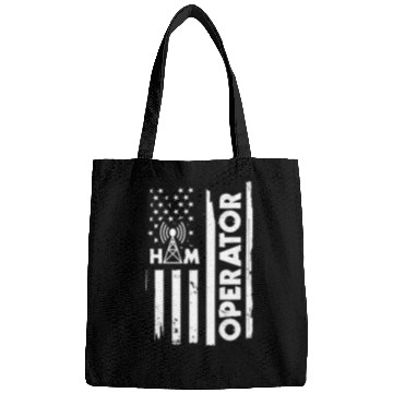 Discover USA Flag Ham Radio Operator Bags