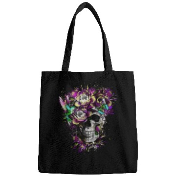 Discover Flower Skull Streetwear Bags