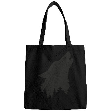 Discover Great Black Wolf for Forest Bags