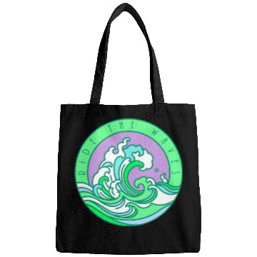 Discover Ride the Waves Surfing Emerald Bags