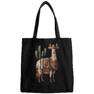 Discover Cute Llama Animal Lovers Mexican Llama Mexican Bags