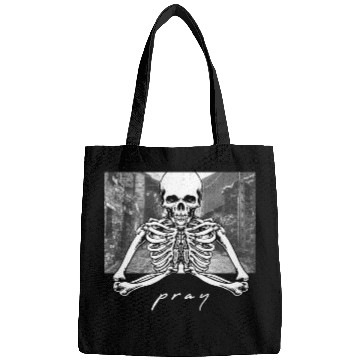 Discover Pray Skeleton Streetwear Bags