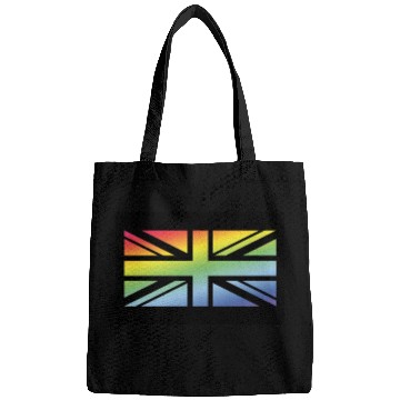 Discover Union Jack / Rainbow Flag (Britain / UK / Poster) Bags