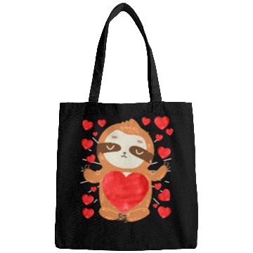 Discover Couple love you my sloth Valentine's Day Bags