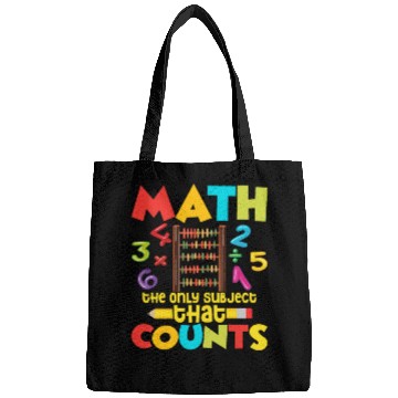 Discover Math Is The Only Subject That Counts Education Mat Bags