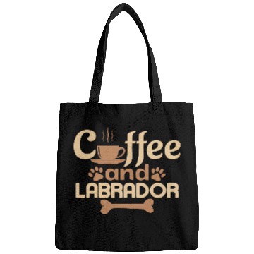 Discover coffe and Labrador pet lover Bags