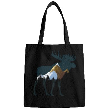 Discover Night Forest Moose Bags