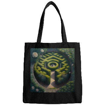 Discover A garden with hedges and flowers Bags