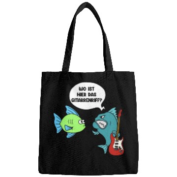 Discover Guitar German Black Humor Bags