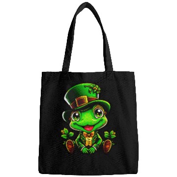 Discover Frog Spells On St. Patrick's Day Bags