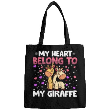 Discover Valentines Day My Heart Belong to My Giraffe Boys Bags