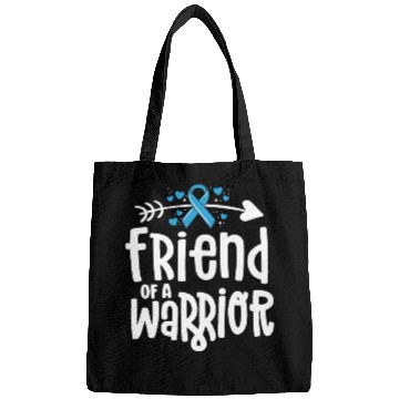 Discover Friend Of A Warrior Support Team Prostate Cancer Bags