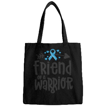 Discover Friend Of A Warrior Support Team Prostate Cancer Bags