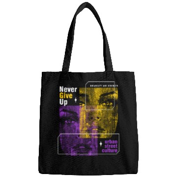 Discover Never Give Up Streetwear Bags