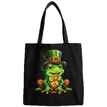 Discover Magic Frog With St. Patrick's Day Top Hat Bags
