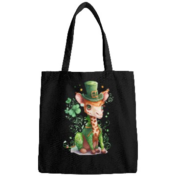 Discover St Patrick's Day Irish Cute Giraffe Saint Patrick Bags