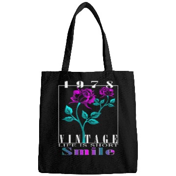 Discover 1978 Born Vintage Rose Gift Bags