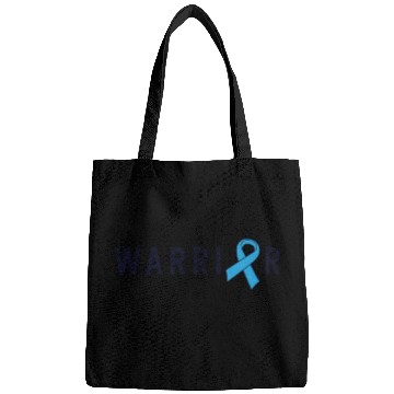 Discover Prostate Cancer Warrior Light Blue Ribbon Dad Bags