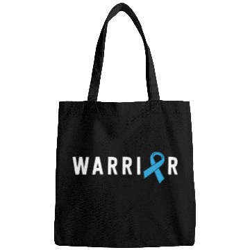 Discover Prostate Cancer Warrior Light Blue Ribbon Dad Bags
