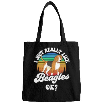 Discover I Just Really Like Beagles Ok Beagle Puppy Dog Bags
