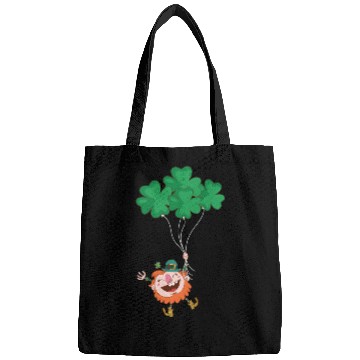 Discover Lerechaun Hanging On Clover Balloons - St Patricks Bags
