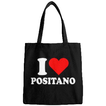 Discover I Love Positano Italy Travel Heart Amalfi Coast Bags