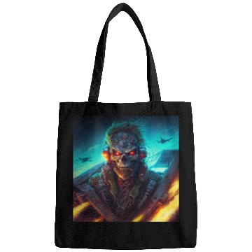 Discover ZOMBIE IRON MAIDEN (version 13) Bags