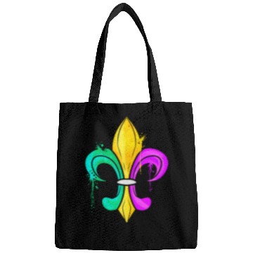Discover Green, Golden and Purple Fleur De Lis Bags