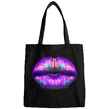 Discover Purple Lips For Mardi Gras Bags